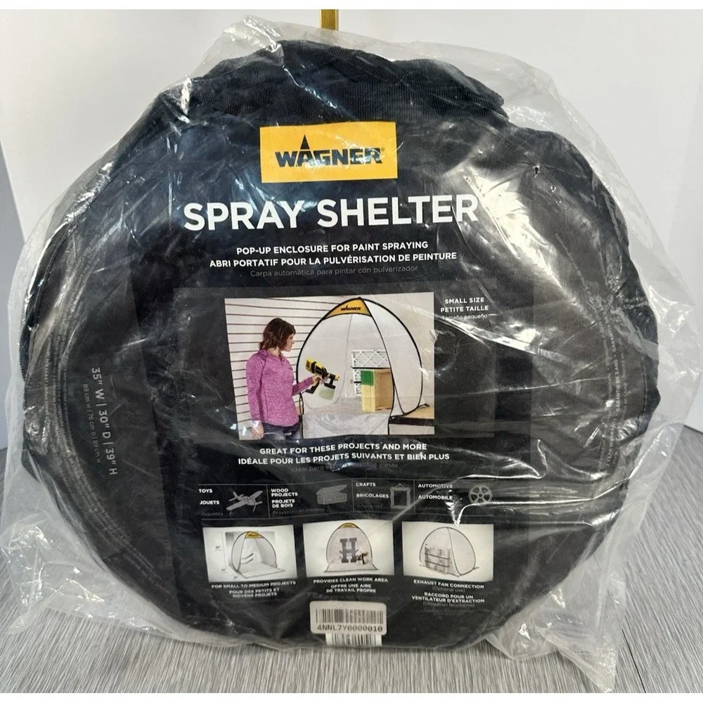 Wagner Spray Shelter Small Pop-Up Enclosure For Paint Spraying 35